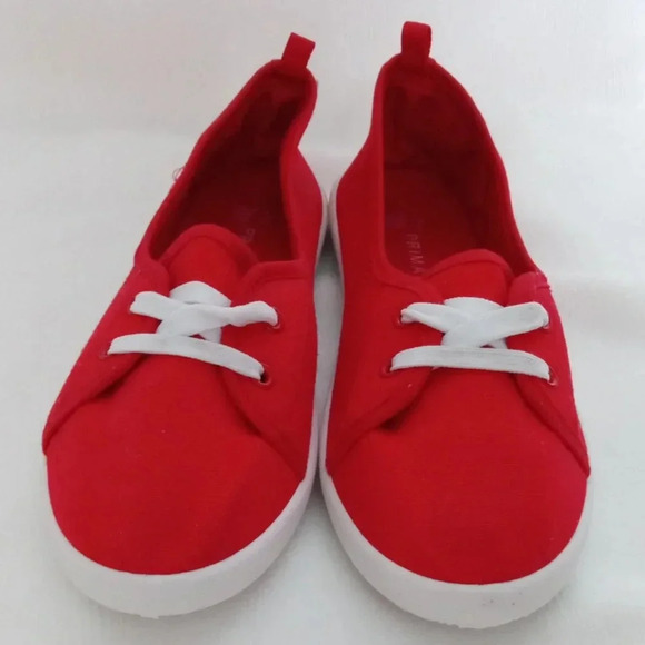 Red flat sneakers 1950s style NEW - Picture 4 of 4